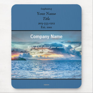 Alfombrilla De Ratón Mousepad Ocean promocional- HAMbyWG