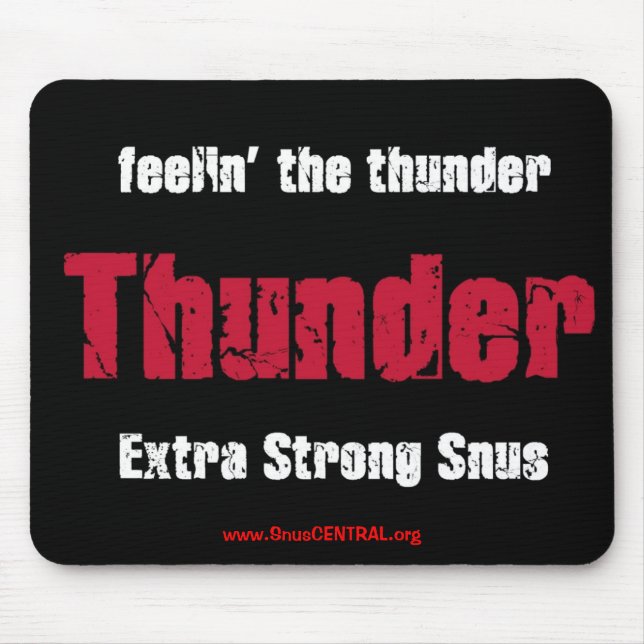 Alfombrilla De Ratón Mousepad oficial Thunder (Frente)