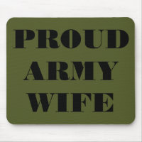 Mousepad Orgullo de la Esposa del Ejército