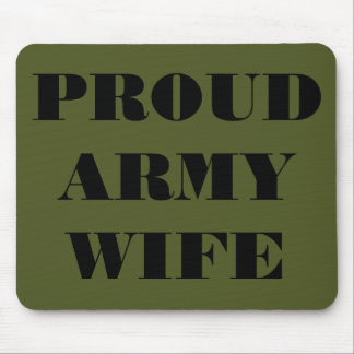 Alfombrilla De Ratón Mousepad Orgullo de la Esposa del Ejército