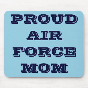 Alfombrilla De Ratón Mousepad Orgullosa Mamá de la Fuerza Aérea