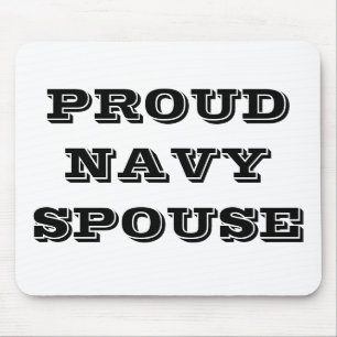 Alfombrilla De Ratón Mousepad Orgulloso Esposo de la Armada