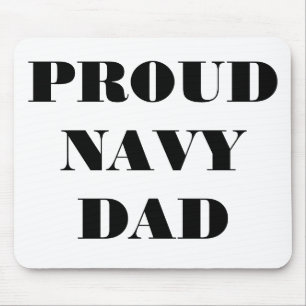 Alfombrilla De Ratón Mousepad Orgulloso Navy Dad