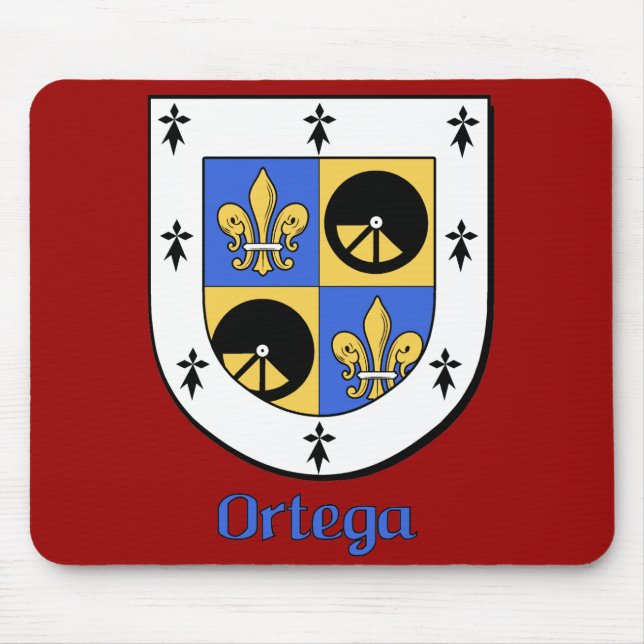 Alfombrilla De Ratón Mousepad Ortega Family Shield (Frente)
