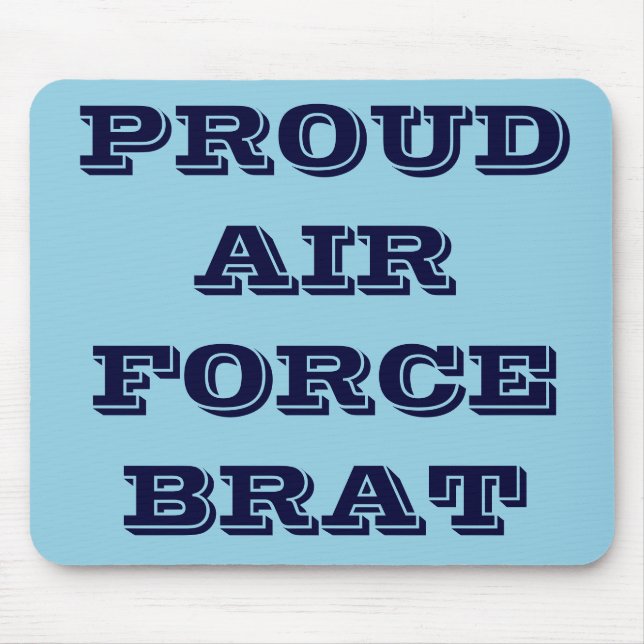 Alfombrilla De Ratón Mousepad Orud Air Force Brat (Frente)