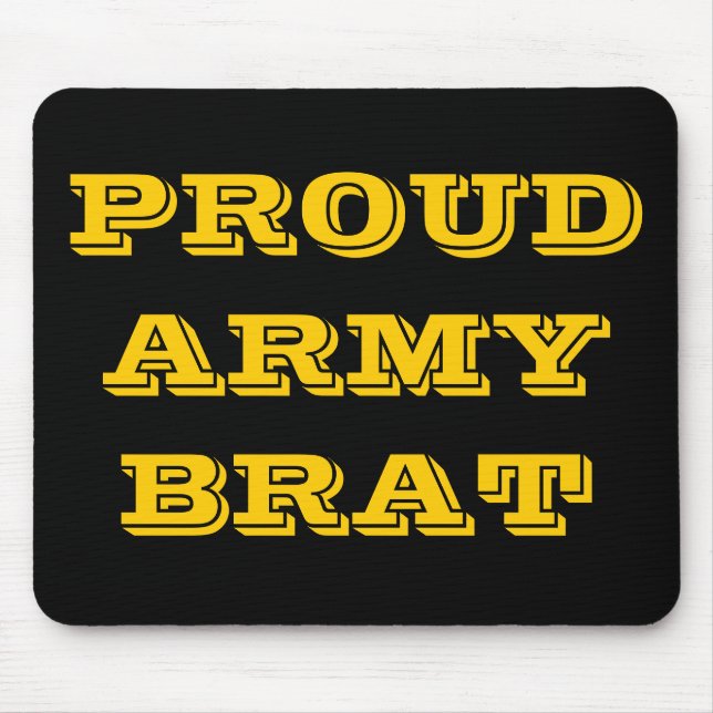 Alfombrilla De Ratón Mousepad Orud Army Brat (Frente)