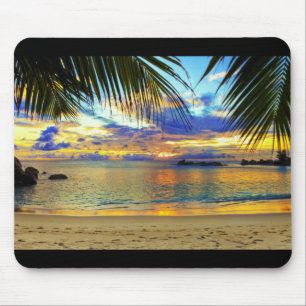 Alfombrilla De Ratón Mousepad panorámico "Paradise Beach"