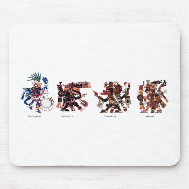 Alfombrilla De Ratón Mousepad: Panteón azteca (Frente)