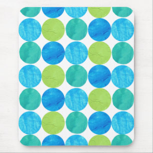 Alfombrilla De Ratón Mousepad, patrón de lunas azules