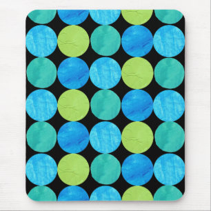 Alfombrilla De Ratón Mousepad, patrón de lunas azules