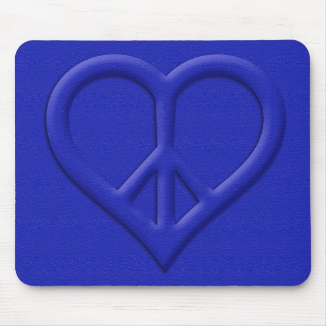 Alfombrilla De Ratón Mousepad Paz y Amor (Frente)