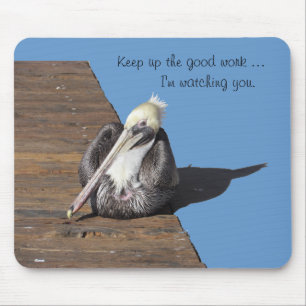 Alfombrilla De Ratón Mousepad - Pelican on Pier