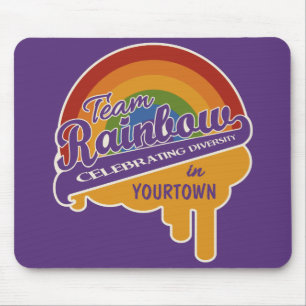 Alfombrilla De Ratón Mousepad personalizado arcoiris