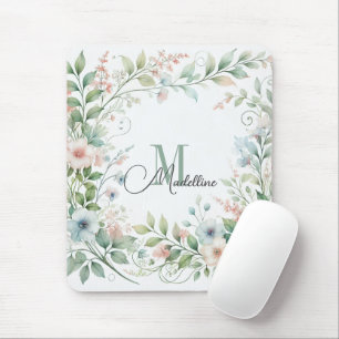 Alfombrilla De Ratón Mousepad personalizado con flores silvestres   Ini