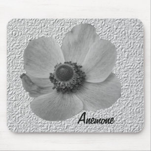 Alfombrilla De Ratón Mousepad personalizado de anémona vintage