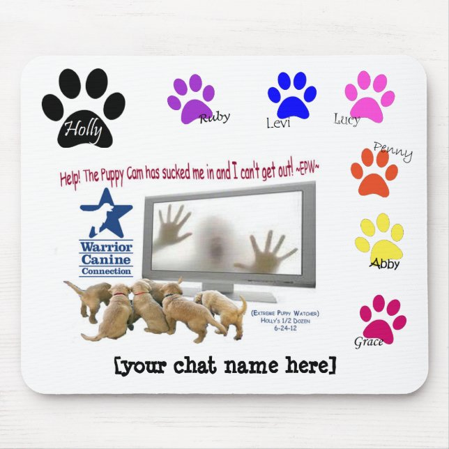 Alfombrilla De Ratón Mousepad personalizado de la trampa de la cámara (Frente)