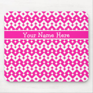 Alfombrilla De Ratón Mousepad, Personalizado de moda, Geométrico Rosa d