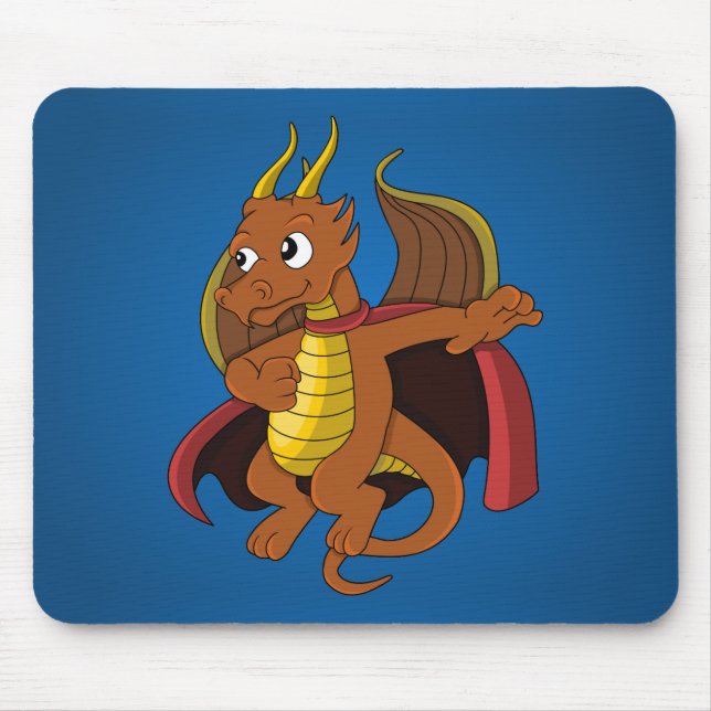 Alfombrilla De Ratón Mousepad, personalizado de superhéroes dragones (Frente)