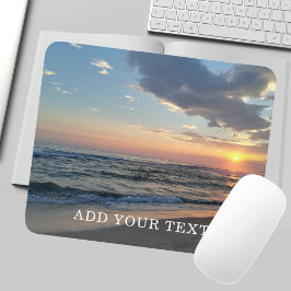 Alfombrilla De Ratón Mousepad personalizado de texto y foto personaliza