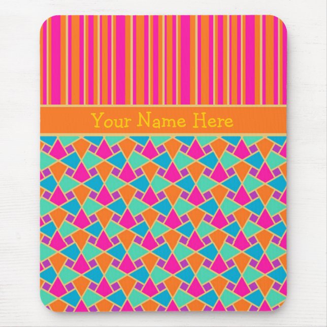 Alfombrilla De Ratón Mousepad, Personalizado de tiras y patrones islámi (Frente)