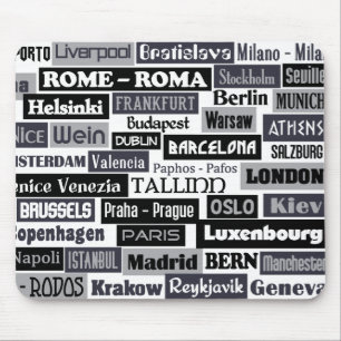Alfombrilla De Ratón Mousepad personalizado de Viajeros de Europa