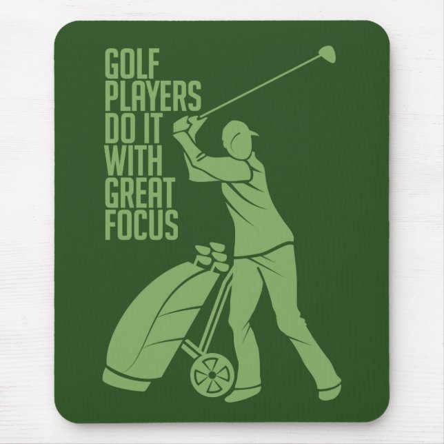 Alfombrilla De Ratón mousepad personalizado del GOLF PLAYER (Frente)