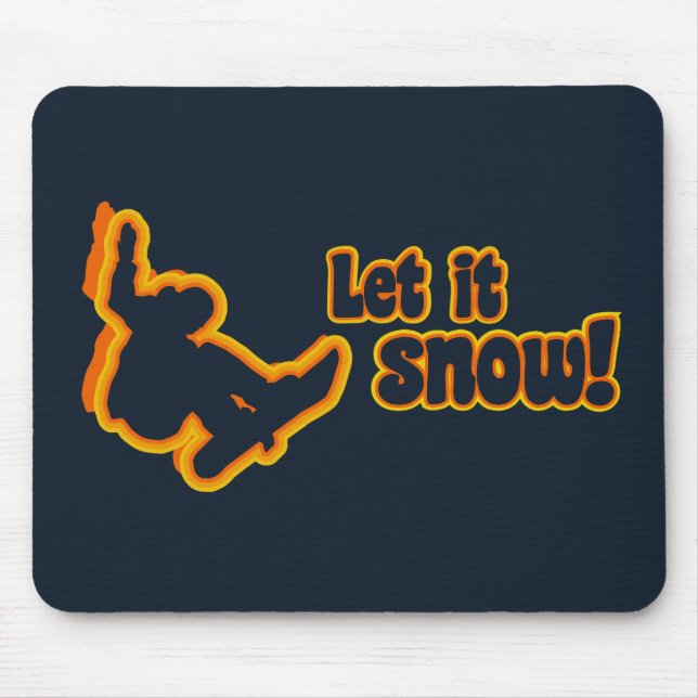 Alfombrilla De Ratón Mousepad personalizado Snowboard (Frente)