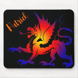 Alfombrilla De Ratón Mousepad personalizado tribal de color Dragon