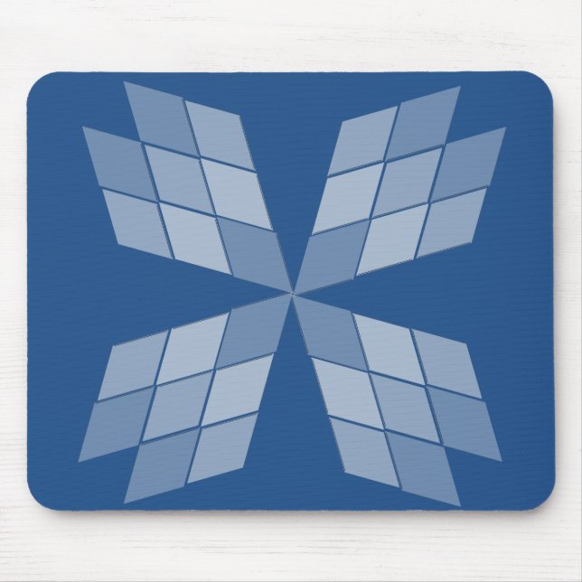 Alfombrilla De Ratón Mousepad - Pétalos de diamante (Frente)