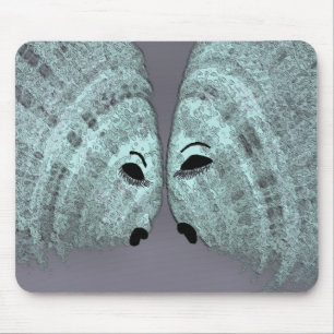 Alfombrilla De Ratón Mousepad, pez digital