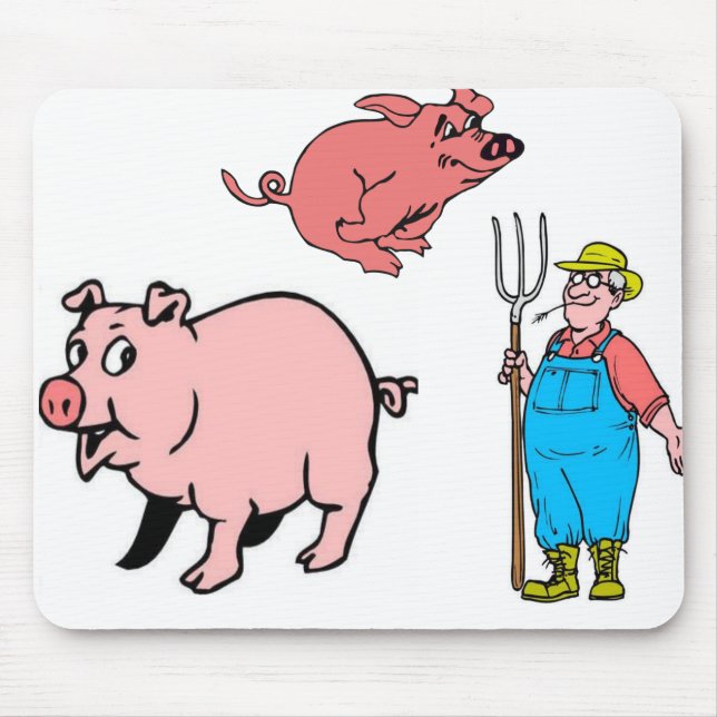 Alfombrilla De Ratón Mousepad Pig (Frente)