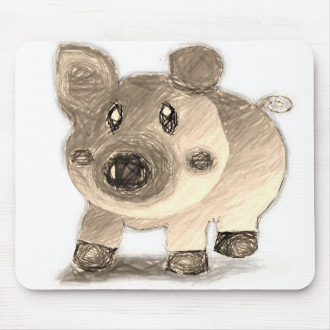 Alfombrilla De Ratón Mousepad Pig (Frente)