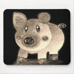 Alfombrilla De Ratón Mousepad Pig