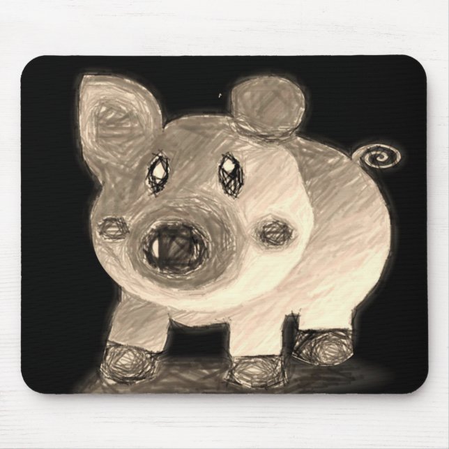 Alfombrilla De Ratón Mousepad Pig (Frente)