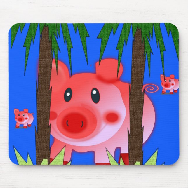 Alfombrilla De Ratón Mousepad Pig (Frente)