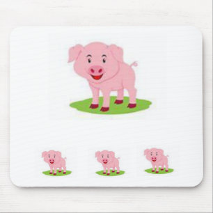 Alfombrilla De Ratón Mousepad Pig