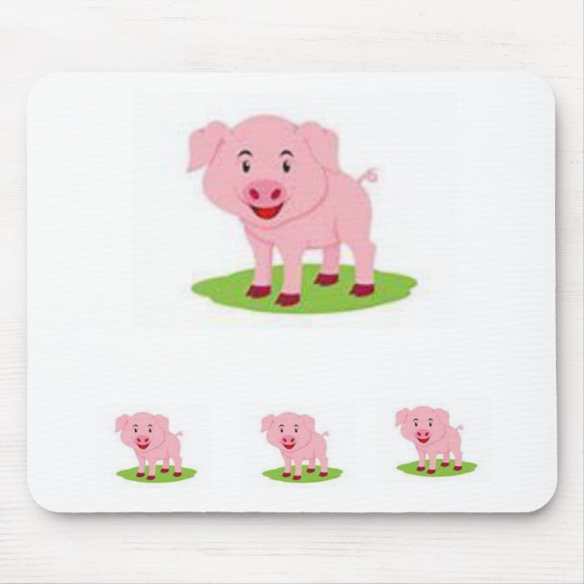 Alfombrilla De Ratón Mousepad Pig (Frente)