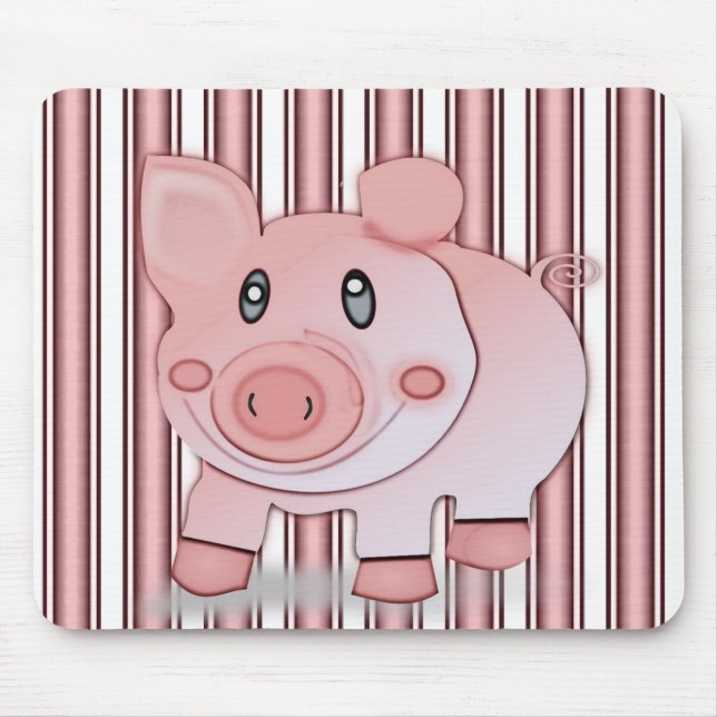 Alfombrilla De Ratón Mousepad Pig (Frente)
