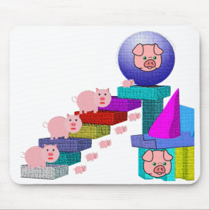 Alfombrilla De Ratón Mousepad Pig