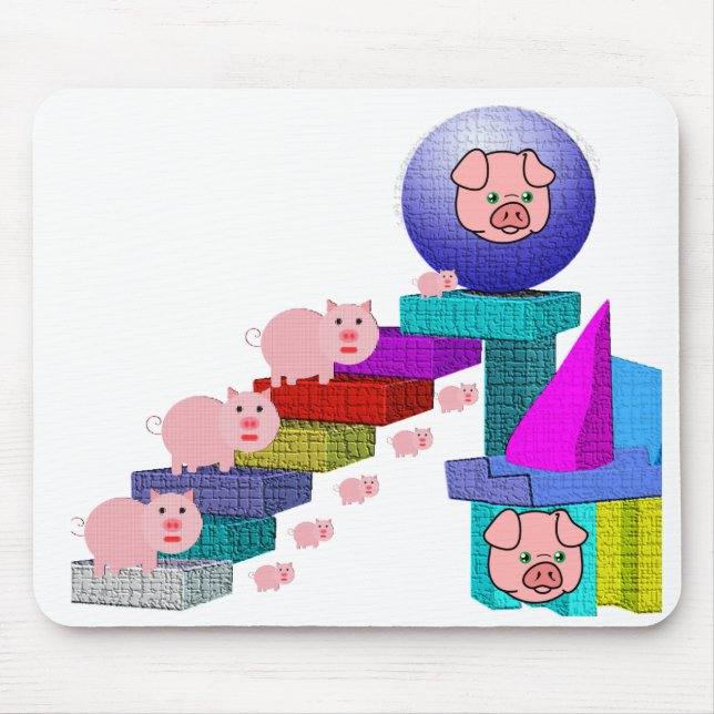 Alfombrilla De Ratón Mousepad Pig (Frente)