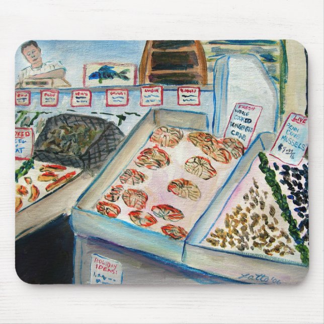 Alfombrilla De Ratón Mousepad (Pike Place Seattle) (Frente)