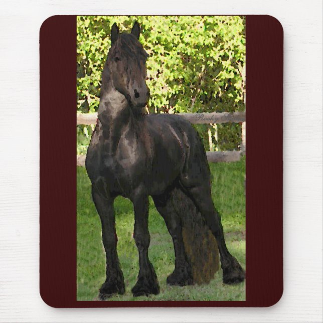 Alfombrilla De Ratón Mousepad pintado frisio (Frente)