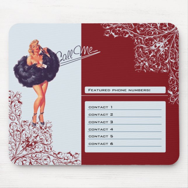 Alfombrilla De Ratón Mousepad - Pinzas (Frente)