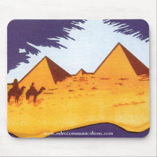 Alfombrilla De Ratón Mousepad piramidal vintage