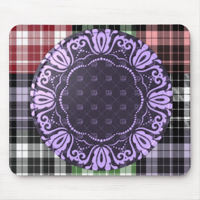 Alfombrilla De Ratón Mousepad Plaid (Frente)