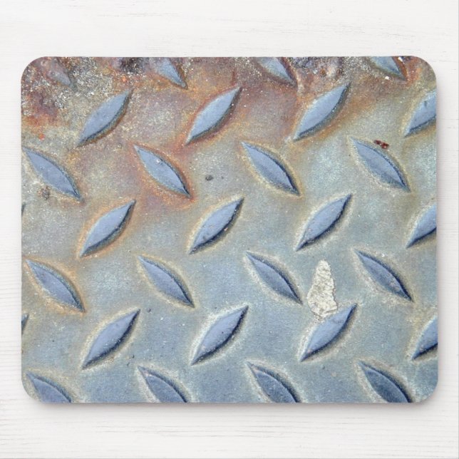 Alfombrilla De Ratón Mousepad plateado de metal (Frente)