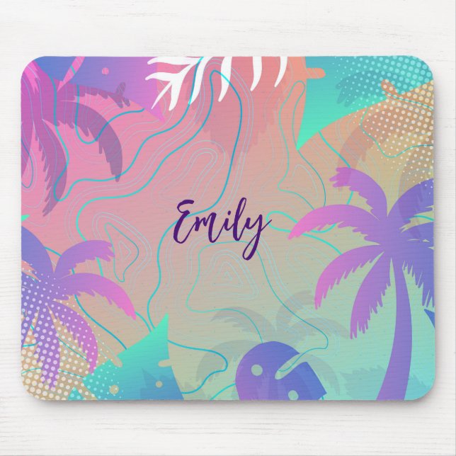 Alfombrilla De Ratón Mousepad playa personalizada (Frente)