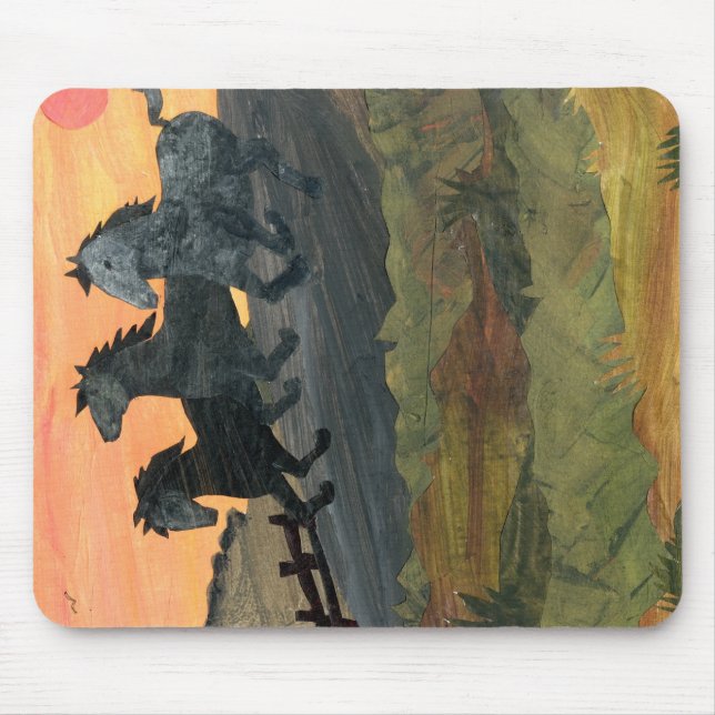 Alfombrilla De Ratón Mousepad 'Ponies' (Frente)