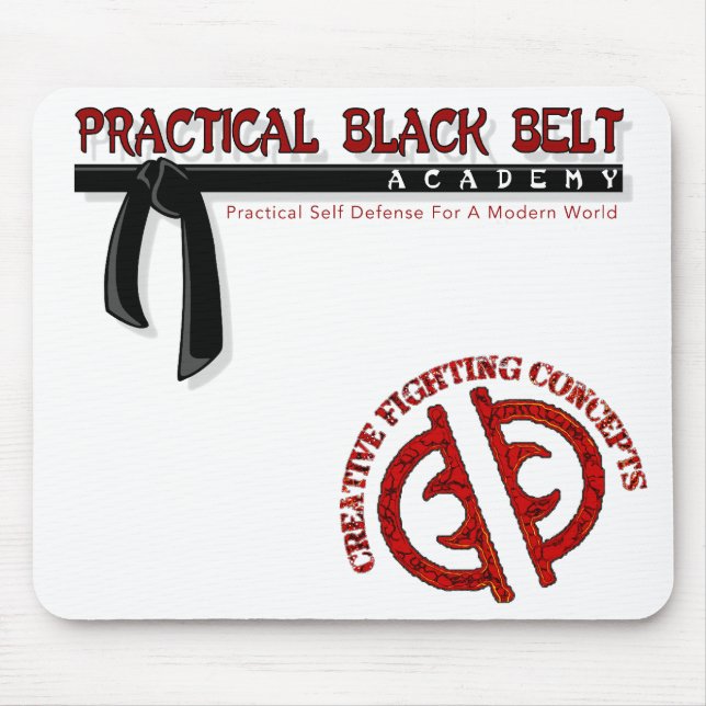 Alfombrilla De Ratón Mousepad práctico para cinturón negro/CFC (Frente)