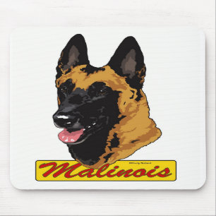 Alfombrilla De Ratón Mousepad principal de Malinois del belga